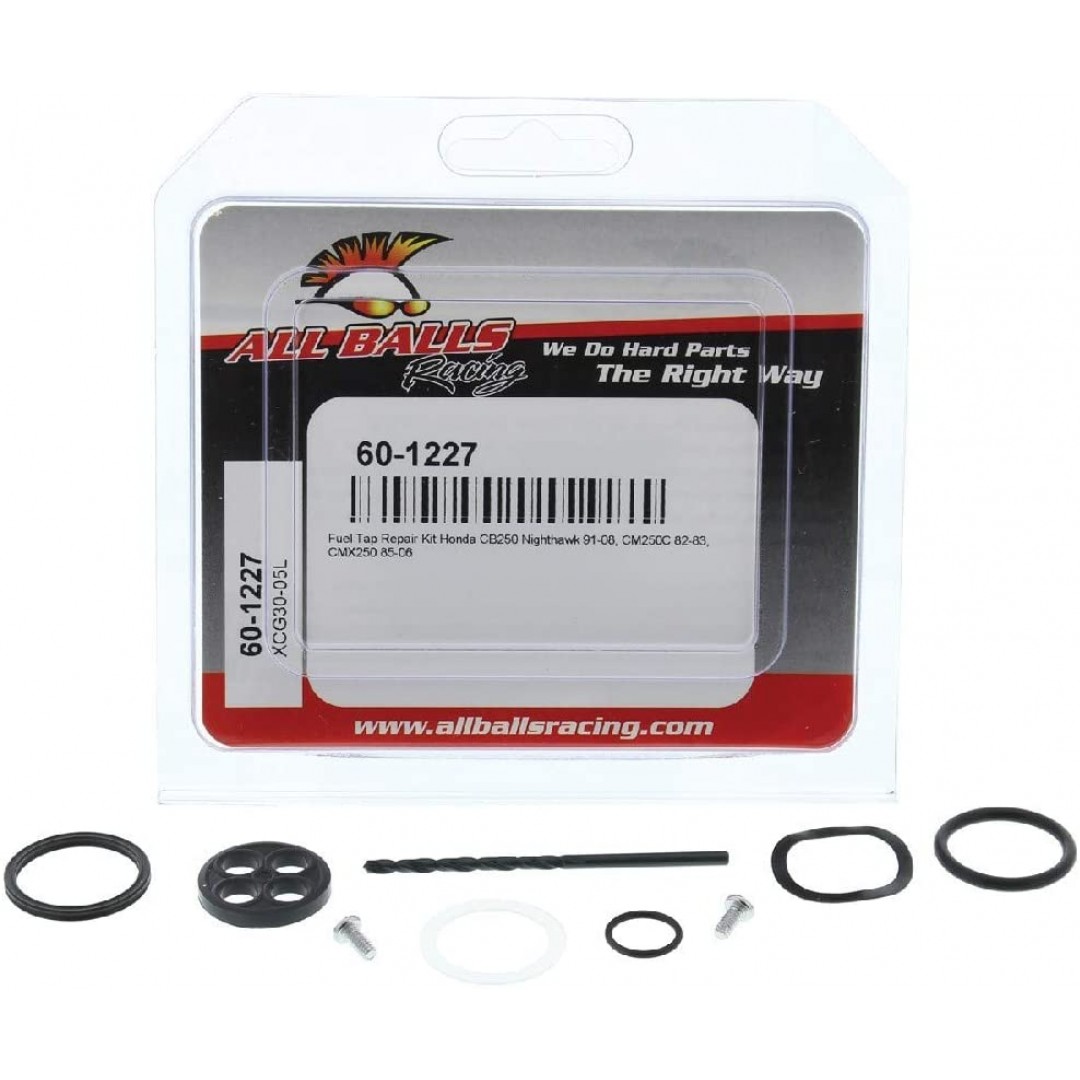 All Balls Racing Fuel Tap Repair kit 60-1227 Honda CB 250 NightΗawk, CM 250, CMX 250