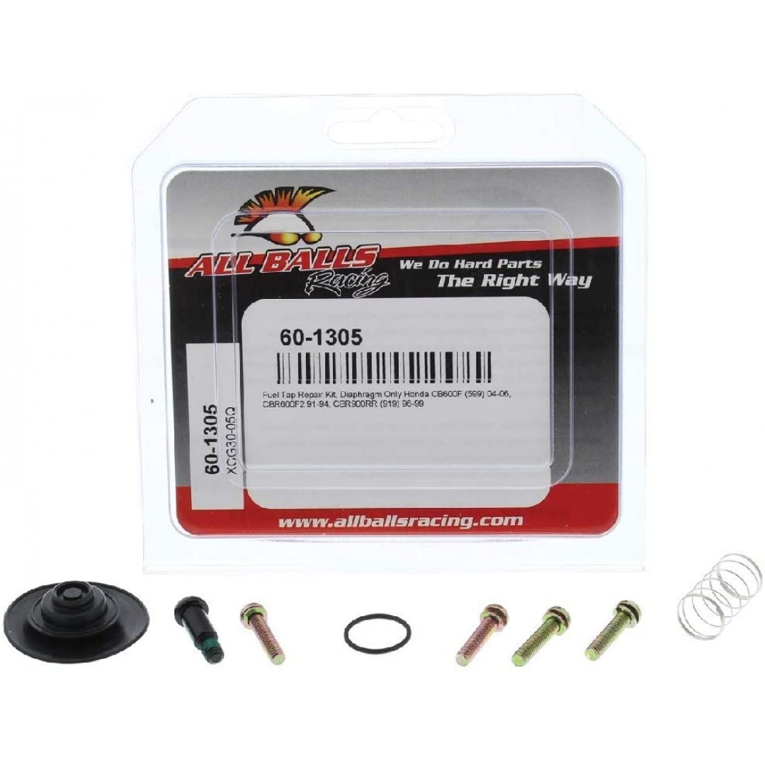 All Balls Racing Diaphragm Fuel Tap Repair kit 60-1305 Honda Hornet 600 (CB600F), CBR 600F2, CBR 900RR