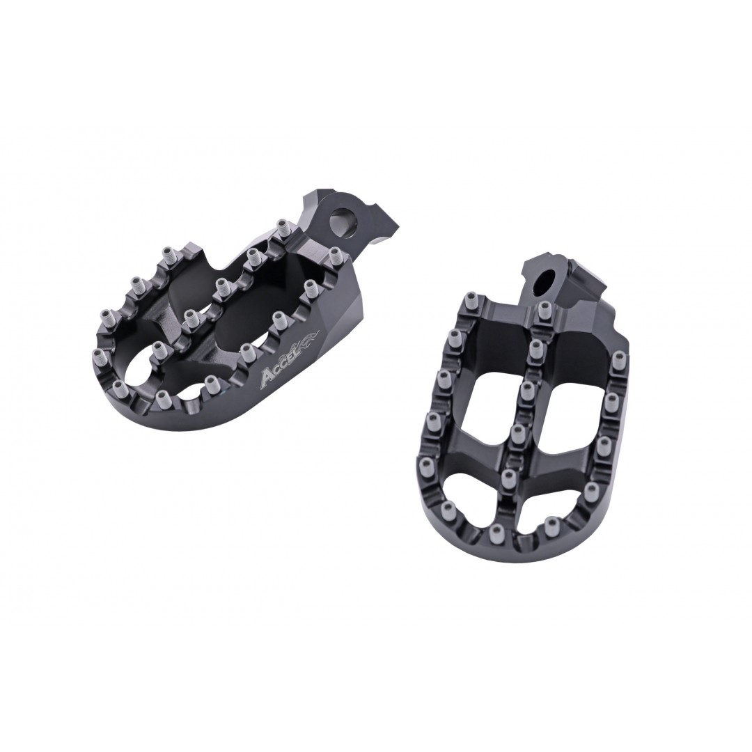 Accel CNC footpegs Black AC-FP-06A-BK Husqvarna TE & TC '2003-2013