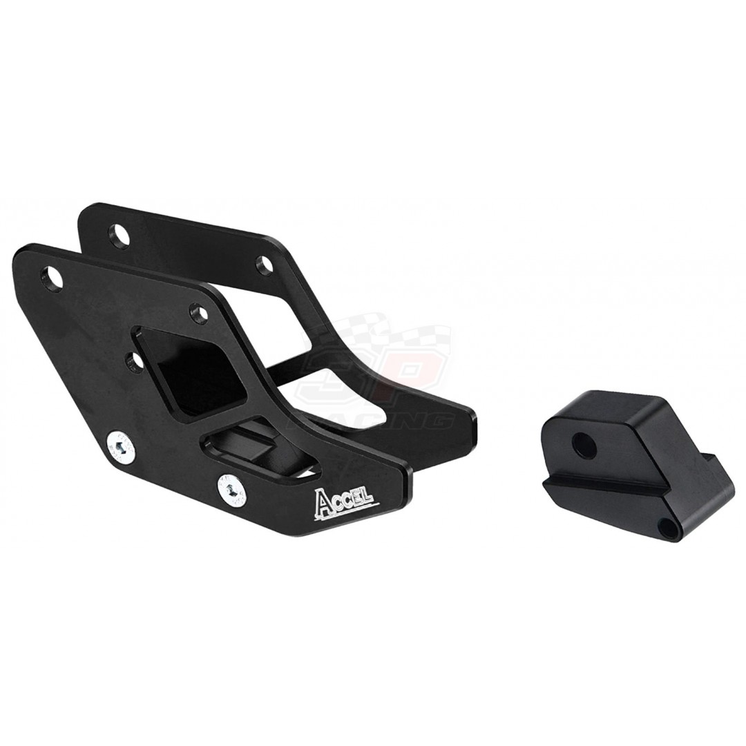 Accel CNC Black chain guide retaining plate for Husqvarna TE250 TE310 TE449 TE450 TE510 TE511 TE610 TC250 TC450 TC510 CR125 CR150 CR250 WR125 WR250 WR300 TXC250 TXC310 TXC449 TXC450 TXC510 SM SMR 2007-2013. Husqvarna OEM 800072869 8000H7668