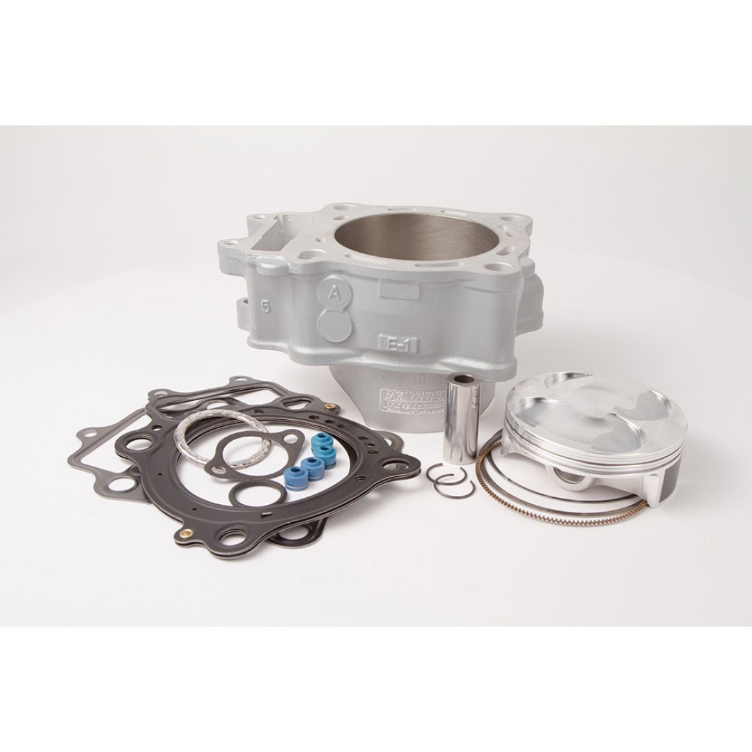 CylinderWorks 11007-K01 BigBore 270cc cylinder kit with VerteX overbore piston and top end gasket set with 80.00mm diameter for Honda CRF250 CRF250R CRF 250 2010 2011 2012 2013 2014 2015 2016 2017. Replaces Honda OEM cylinder 12100-KRN-A40