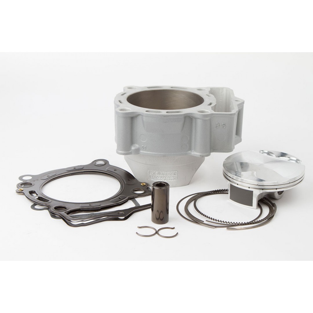 CylinderWorks 51003-K01 BigBore 365cc +2mm Nikasil cylinder kit with overbore piston and top end gasket set 90.00mm diameter for KTM SXF350 SX-F350 SXF 350 EXCF350 EXC-F350 EXCF 350, Husqvarna FE350 FC350 2013 2014 2015 2016. 77230138000, 77230138100, 775
