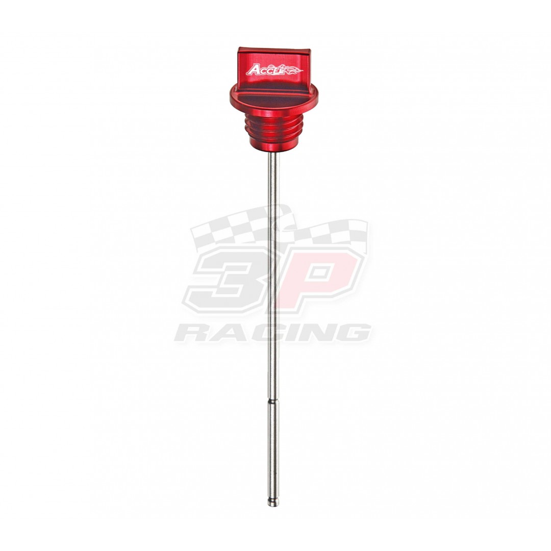 Accel oil fill plug & dip stick Red AC-DIP-01-RED Honda CRF 250R 2010-2013