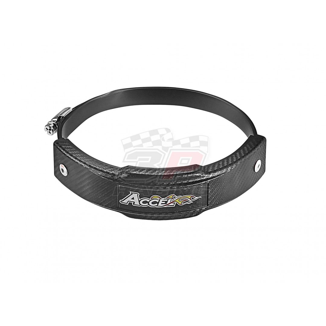 Accel exhaust pipe guard 6'' ring - Black AC-EPG-01-BK Fits 127-152mm pipes