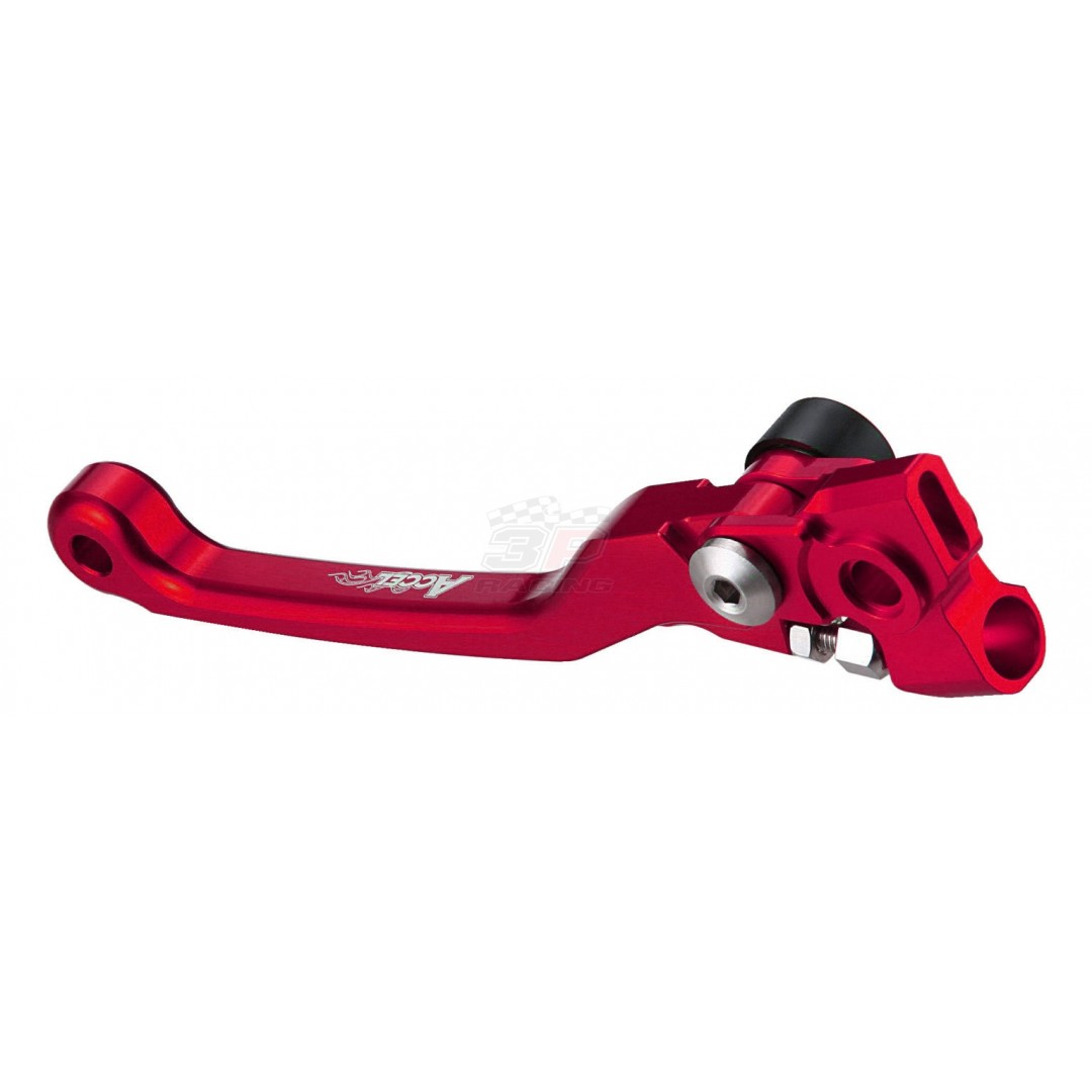 Accel FCL-10 High Performance Red CNC folding clutch lever Brembo for GasGas 54802031000 for MC125 MC250F MC450F, ΕΧ250 EX300 EX250F EX350F EX450F, Husqvarna Husaberg TE 250 300, TC 125 250, FC 250 350 450 FS 450, FX 450, FE 250 350 450 501