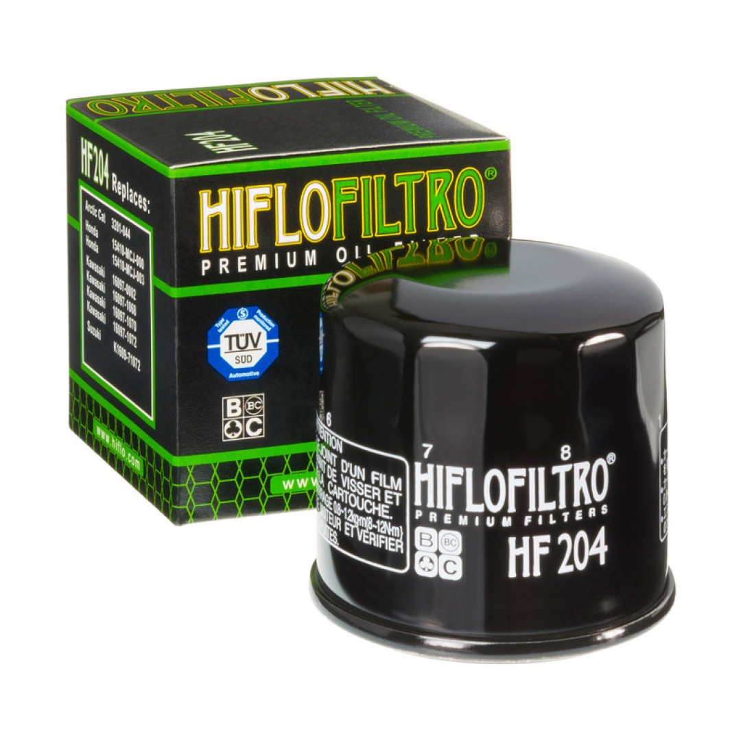 Hiflo Filtro oil filter HF204 Honda, Kawasaki, Suzuki, Triumph & Yamaha ATVs, Jet Skis & Motorcycles 