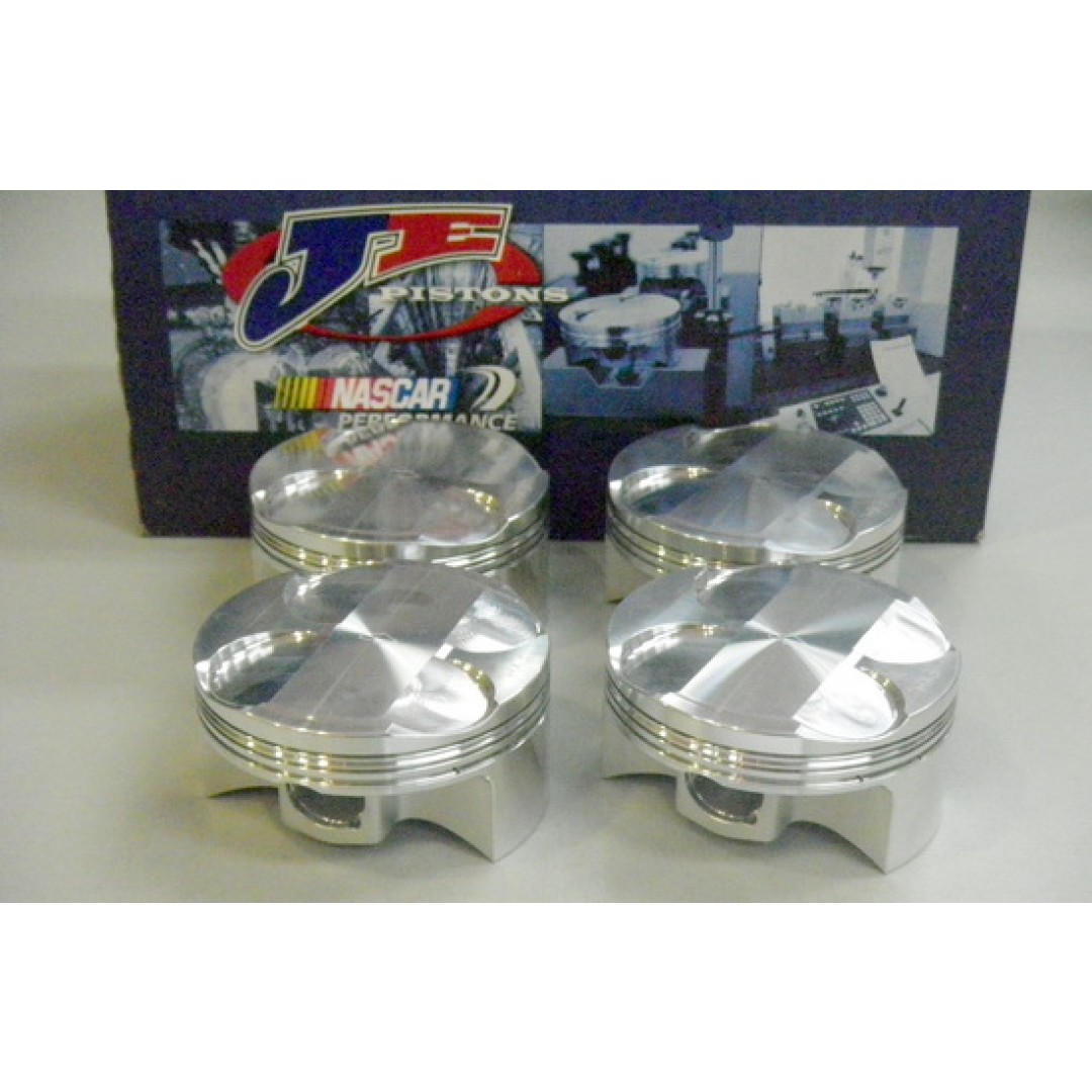 JE 247619 Racing forged piston kit 84mm for Kawasaki ZX14 ZX14R ZX-14R Ninja 1400 2006-2012. Diameter : 84.00mm (Standard). High Compression Ratio : 13.5:1. Piston kit includes: Piston pin and Circlips. P/N: 247619S