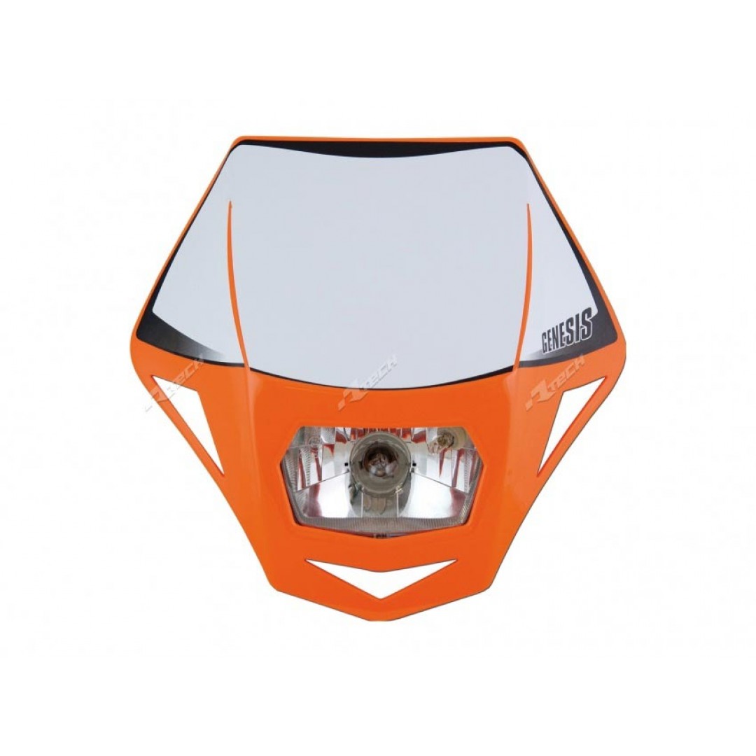 Racetech universal headlight R-MASKAR00006 Orange