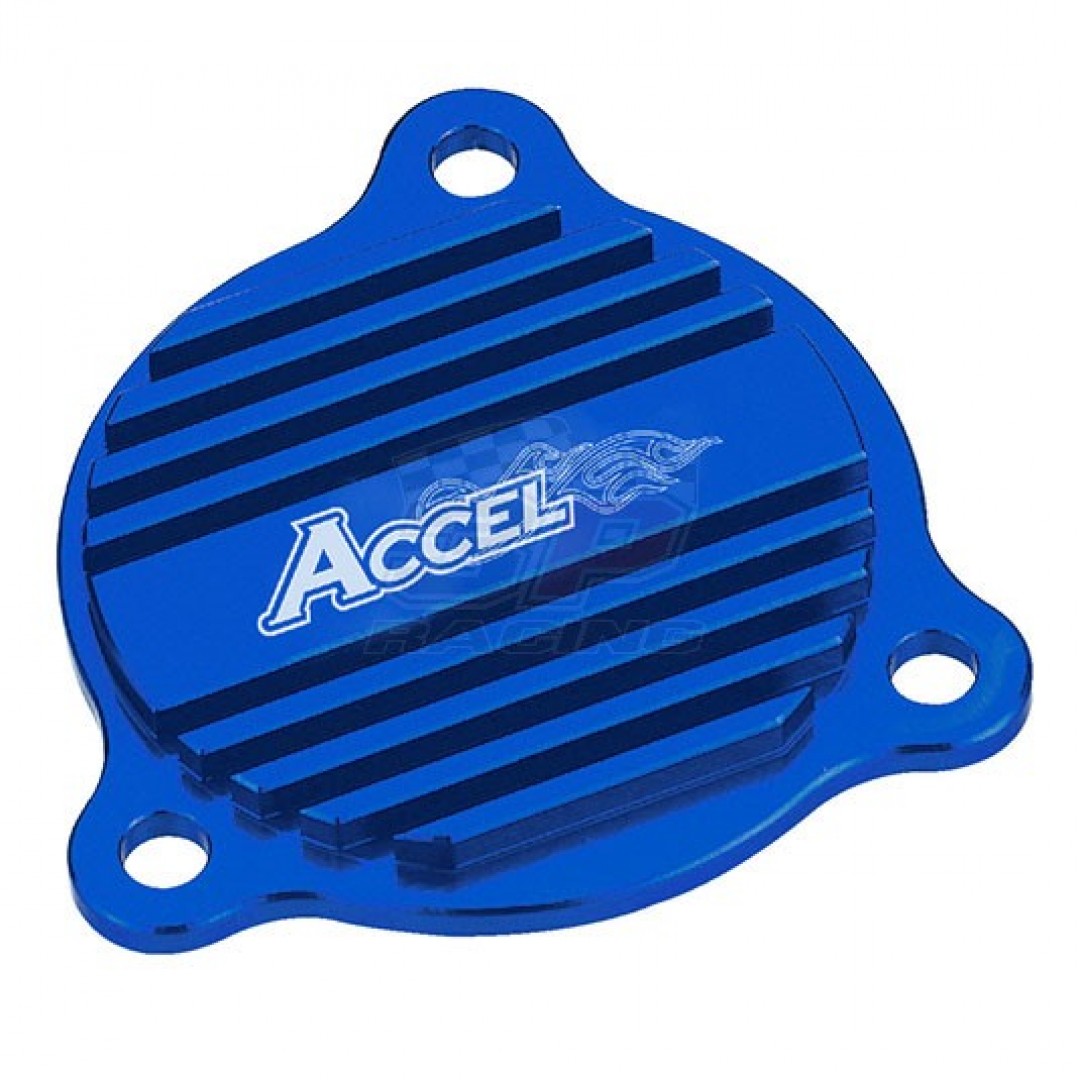 Accel oil pump cover Blue AC-OPC-01-BL KTM SX-F EXC-F 250 350 450, EXC 400 450 500, EXC-R 450 530, SM-R 450, Freeride 350
