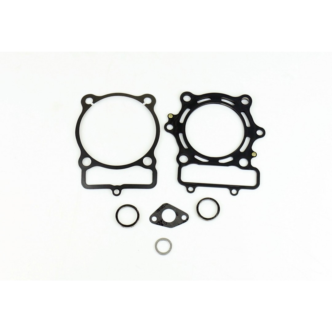 Athena Overbore 83mm cylinder head gaskets kit for Husqvarna TE250 4T 2003-2006, TC250 4T 2003-2006. This is a big bore 83.00mm diameter gasket set. P/N : P400220160003. Set includes all necessary gaskets, rubber parts for a complete top end rebuild.