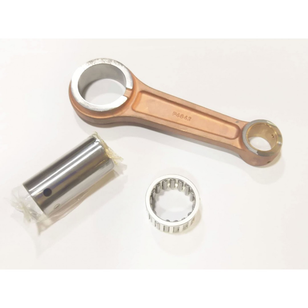 Wossner P4042 connecting rod for Husqvarna TE570, TC570, TE610, TC610 1999 2000 2001 2002 2003 2004 2005 2006 2007 2008 2009 2010. Kit includes connecting rod,crank pin,big end bearing.