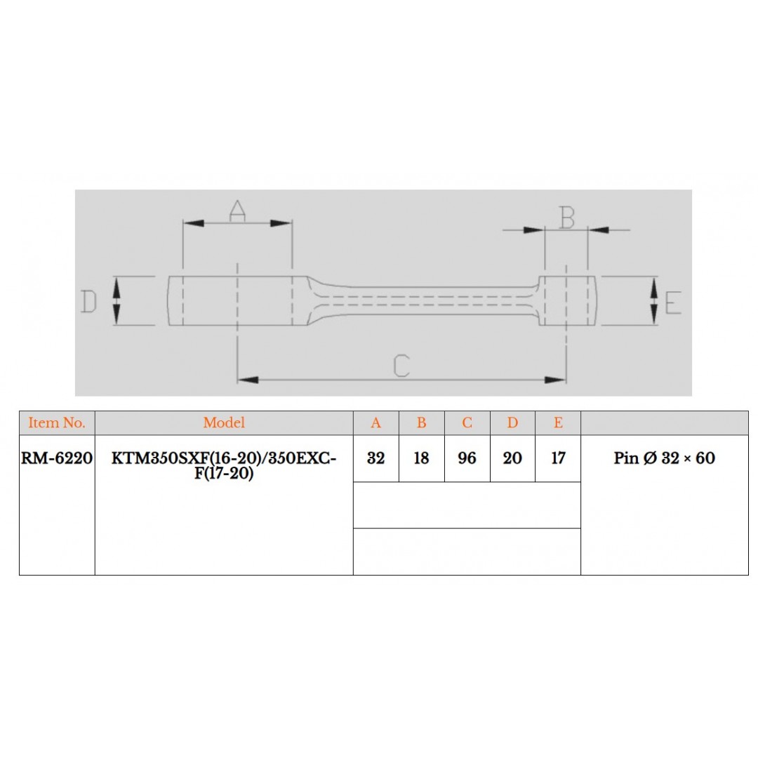 Royal Rods connecting rod kit RM-6220 Husqvarna FC 350, FE 350, FX 350 ...