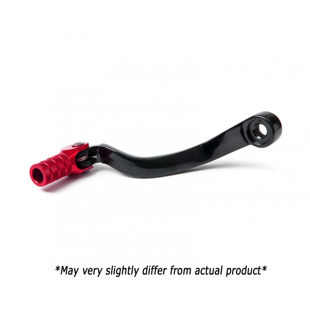 Accel CNC Black / Red gear shifter change lever for Husqvarna FC250 FC350, FE250, FE350, FX350, KTM SXF250, SX-F250, SXF350, SX-F350, EXCF250, EXC-F250, EXCF350, EXC-F350, 2016 2017 2018 2019 2020 2021 2022 2023, OEM 79234031000 79234031100 AC-SCL-7514-RD