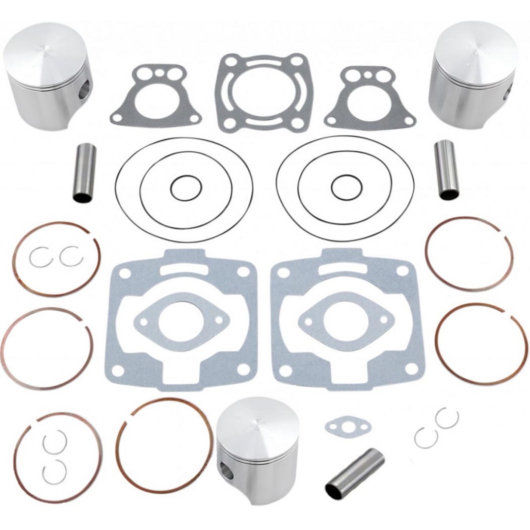 Wiseco PWC forged 75.5mm Overbore pistons kit w/ cylinder gaskets WK1144 Jet Ski Polaris SL 900 1996-1997